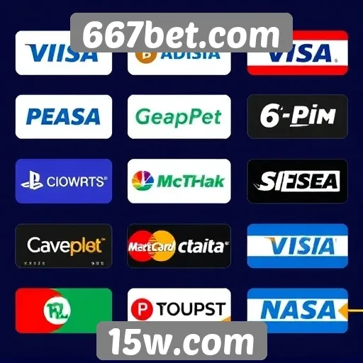 Opções de pagamento oferecidas pelo 667bet.com